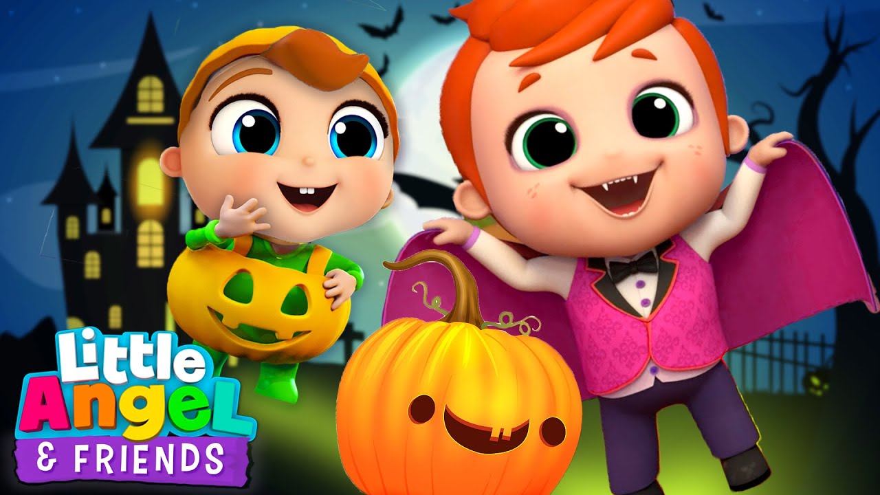 Trick or Treat! (This is the Way) | Halloween Song | Little Angel And Friends Kid Songs