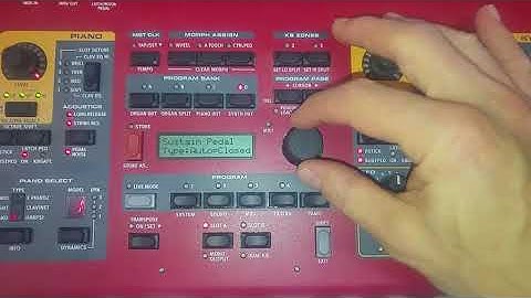 Nord sustain pedal troubleshooting