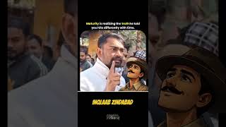 Freedom of expression exists but when a politician’s topic solely relies on religion  #bhagatsingh