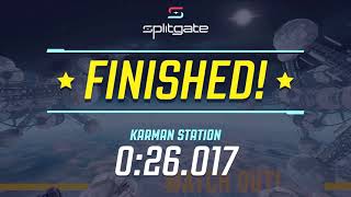 Karman Station 26.017 Splitgate Race Controller World Record