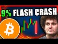 Flash CRASH: Bitcoin Plummets 9% Overnight! - Bitcoin Price Prediction Today