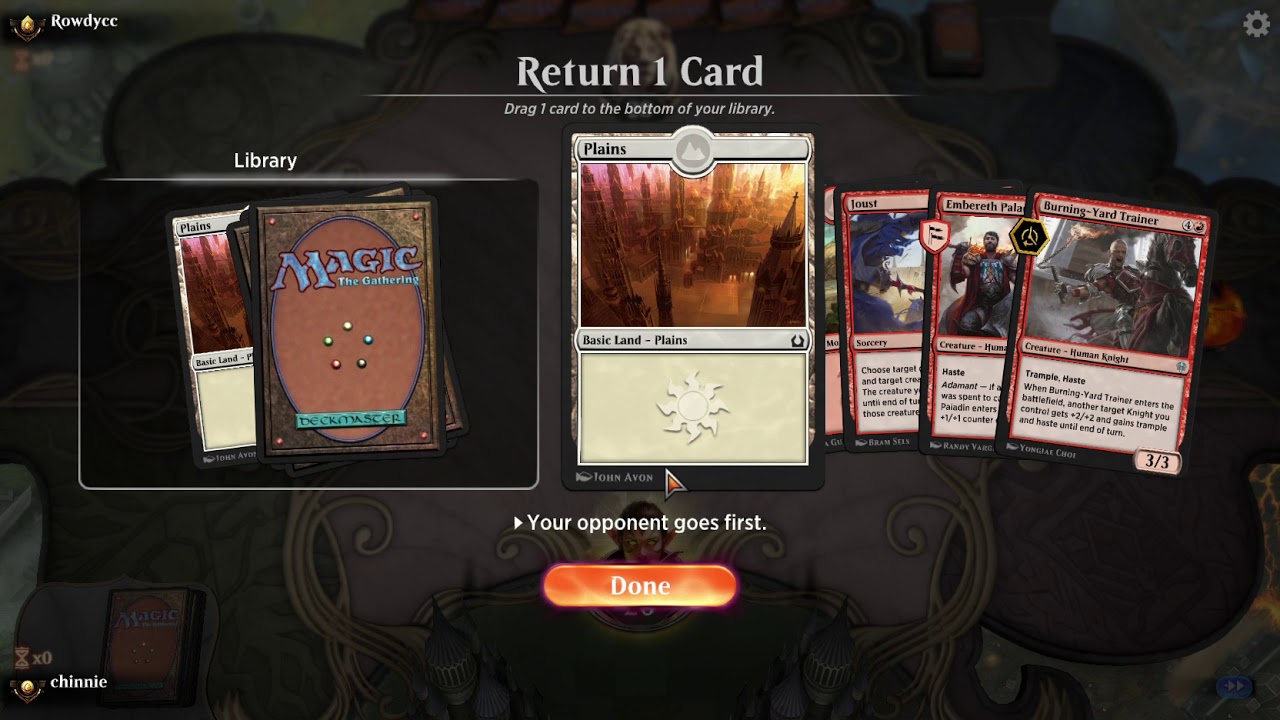 ELD Draft #5 - RBw agro knights - Game 8
