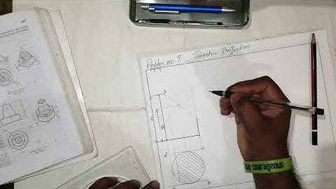 Problem 9#isometric projection # isometric views # cylinder of diameter. A section perpendicular vp