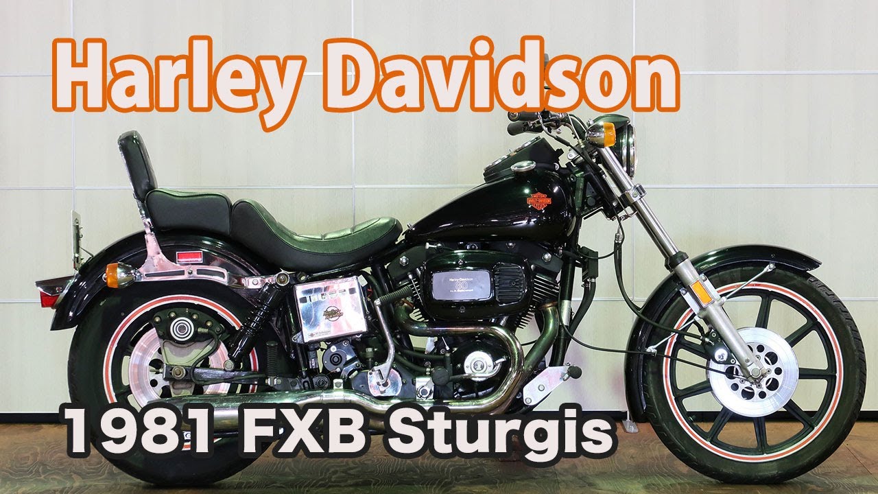 ID2570 Harley Davidson 1981 FXB Sturgis - YouTube