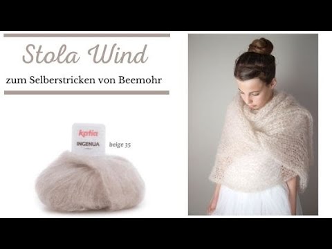 Video: Wie Man Einen Mohair-Rundschal Mit Stricknadeln Strickt