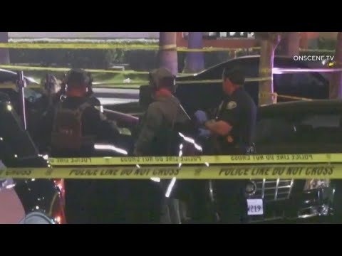 Man dead, police officer hurt in Long Beach shootout - YouTube