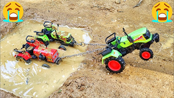 DIY Tractor Stuck In Mud Mini Science Project  Part 1 | King Of Kala