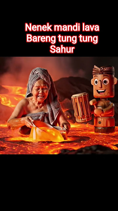 tung tung sahur mandi lava panas bareng nenek!! #trending #videoviral