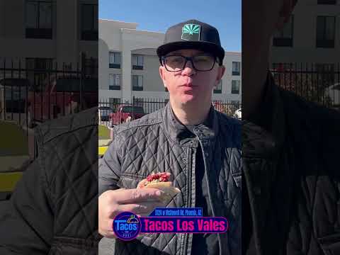 Video thumbnail: Best Tacos in Phoenix? Tacos Los Vales - Carne Adovada #besttacos #tacotuesday