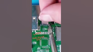 how to replace mini b usb port #soldering  #desoldering #shorts