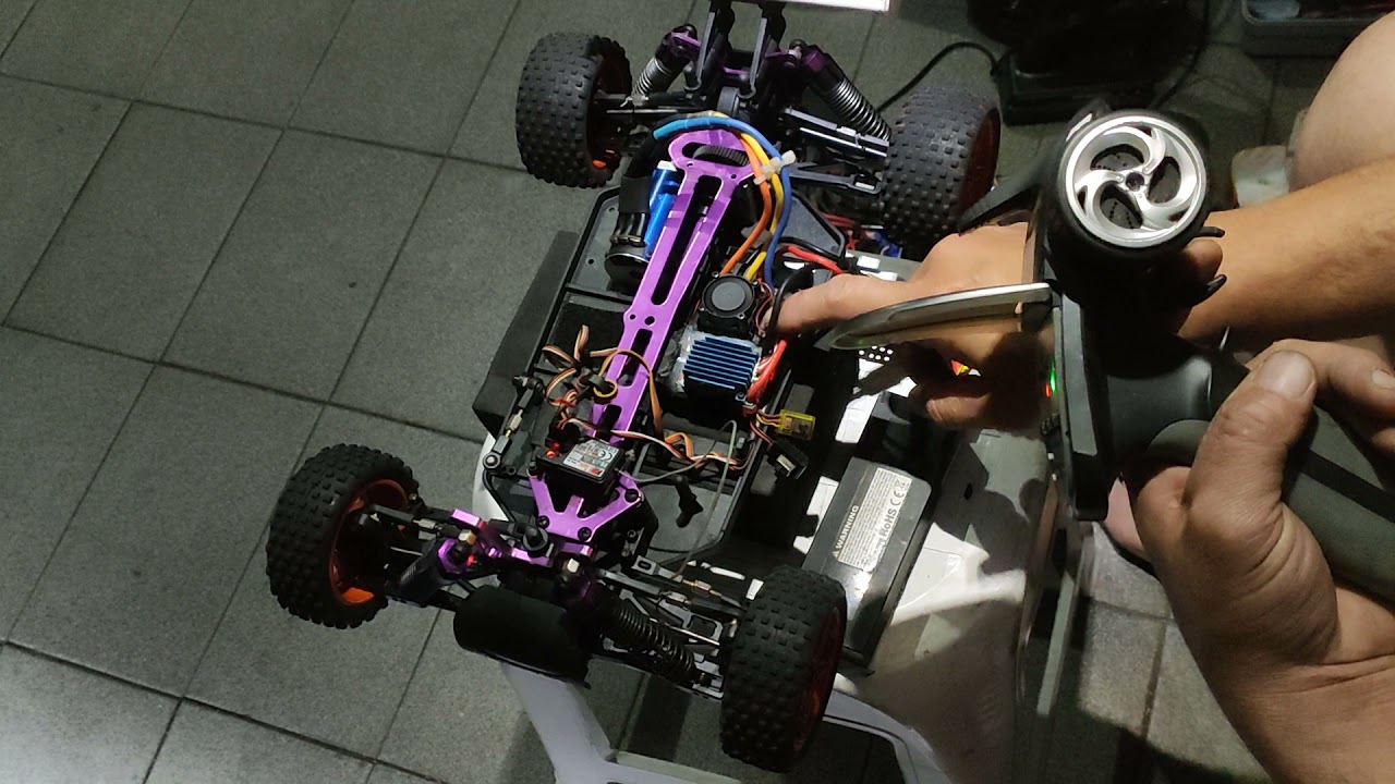 Trimagem do rádio com o esc Automodelismo