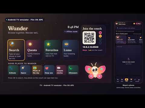 Wander TV: browse the web together on Fire TV (hackathon demo)