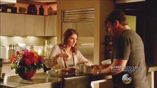 Castle 7x20  First Scene "Sleeper" Beckett Asks Castle to See Dr Burke About his Dreams