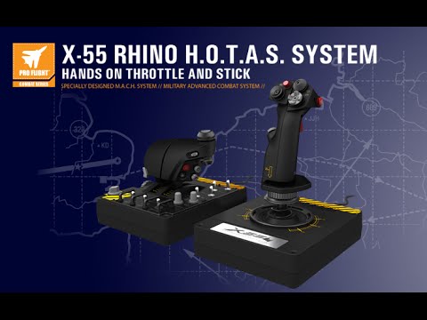 Saitek x55 Rhino Hotas System Unboxing - CCG Episode 12