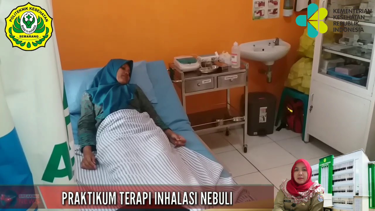 PRAKTIKUM TERAPI INHALASI NEBULIZER - YouTube