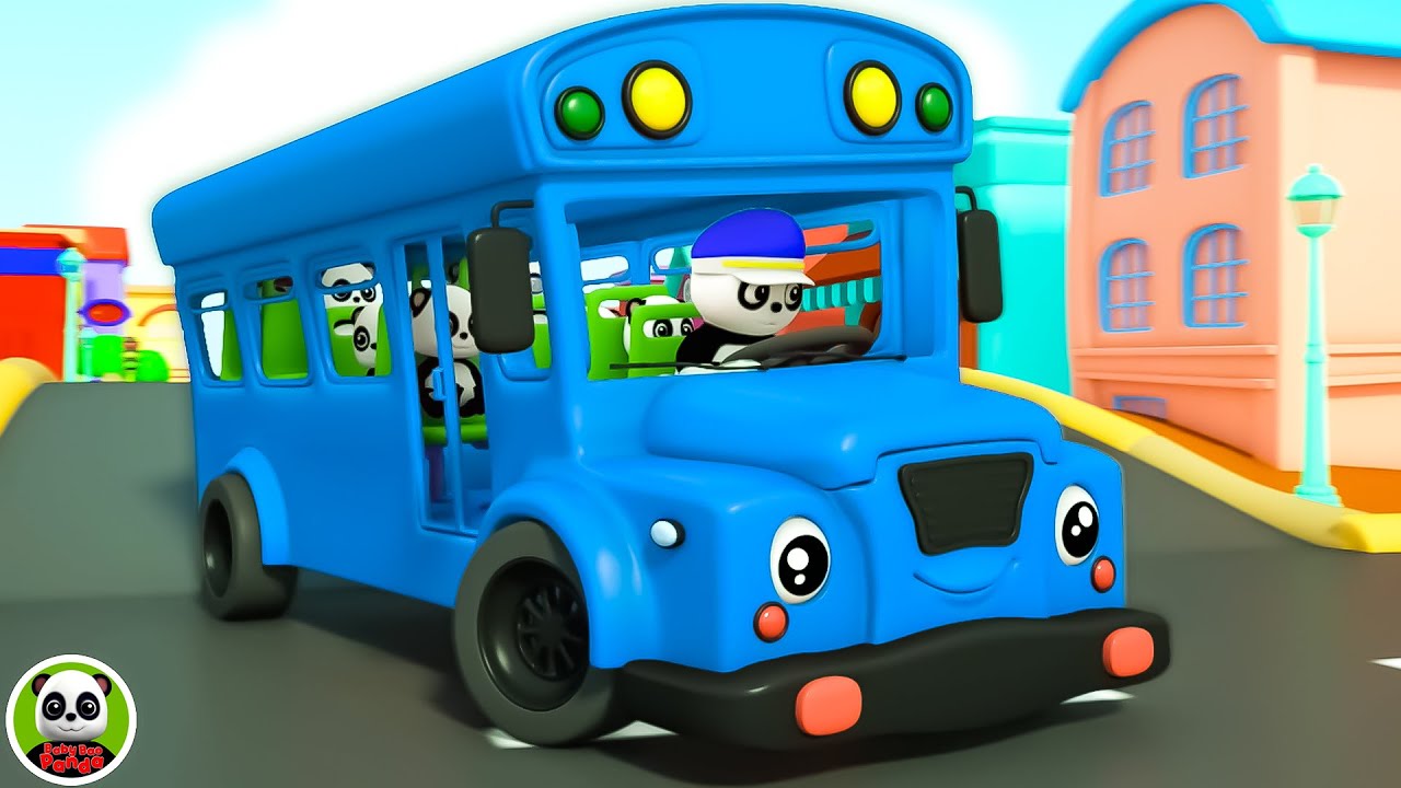 Wheels on the Bus Go Round + More Nursery Rhymes & Baby Songs