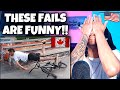 AMERICAN REACTS to Funny Canadian Fails | Try Not to Laugh