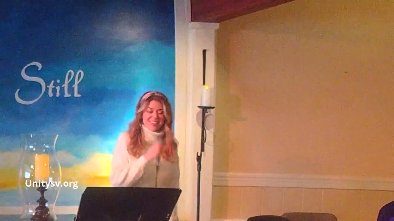 Unity Skagit Valley Sunday Service Rev Martha Creek with Beth Gould, Ireland Woods and Ward McCary