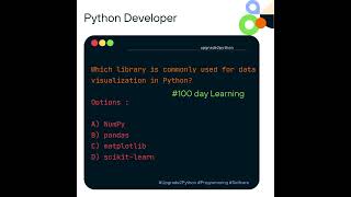Matplotlib Learn From Basic in Data Science Using Python #100dayslearning #python#love #programing