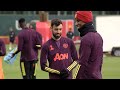 Man Utd Players Train Ahead Of Roma Europa League Semi-Final Clash