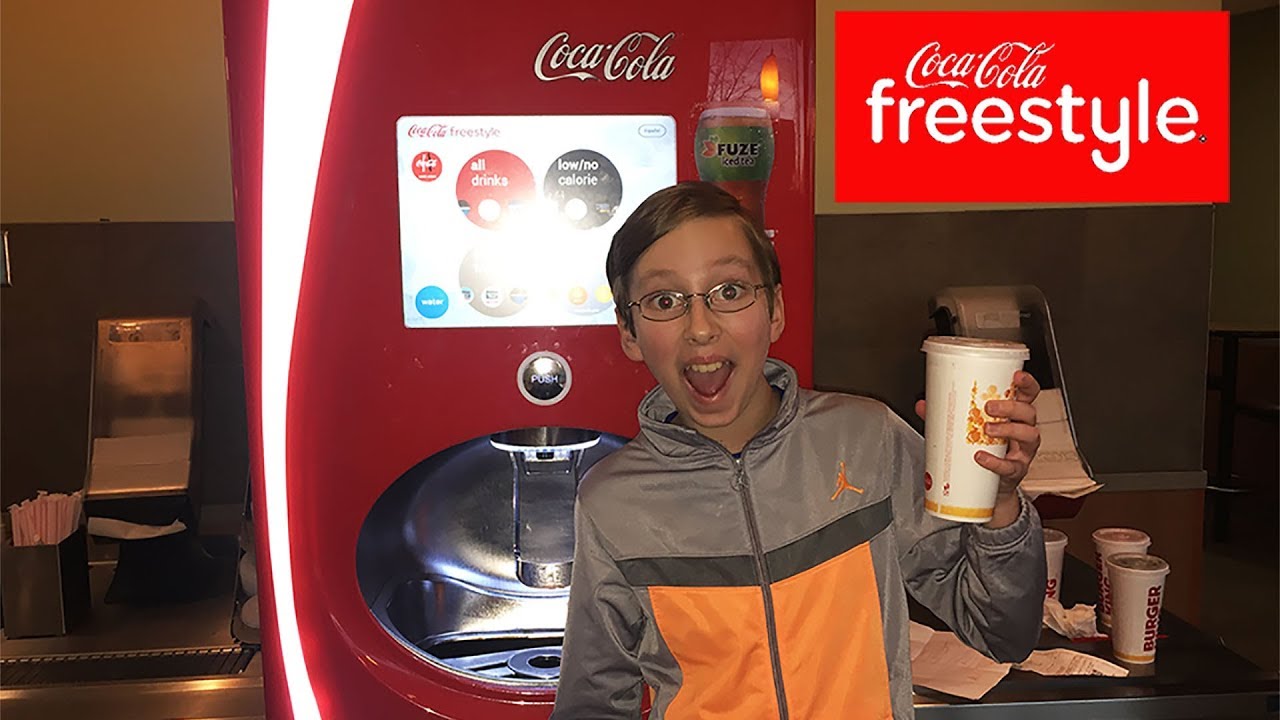 BEST COCACOLA FLAVORS EVER! COKE FREESTYLE TASTE TEST SODA REVIEW