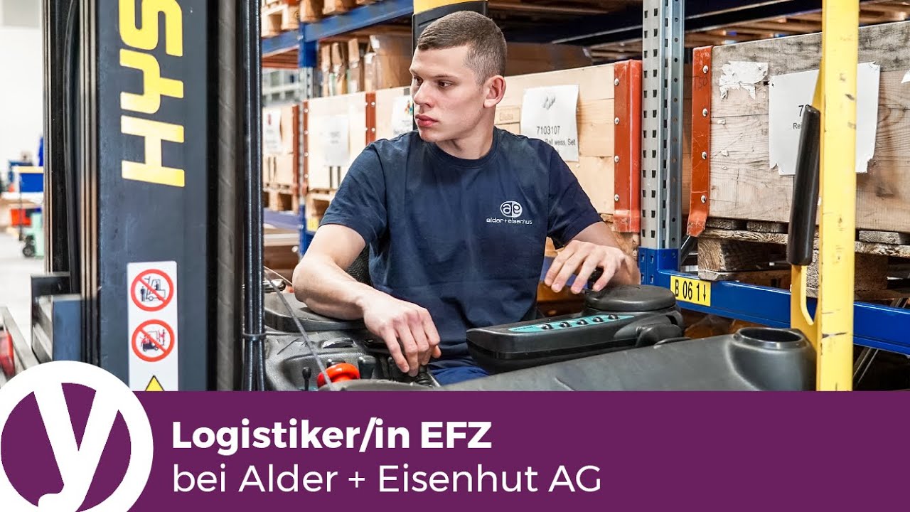 Lehre als Logstiker/-in EFZ bei Alder Eisenhut AG - YouTube
