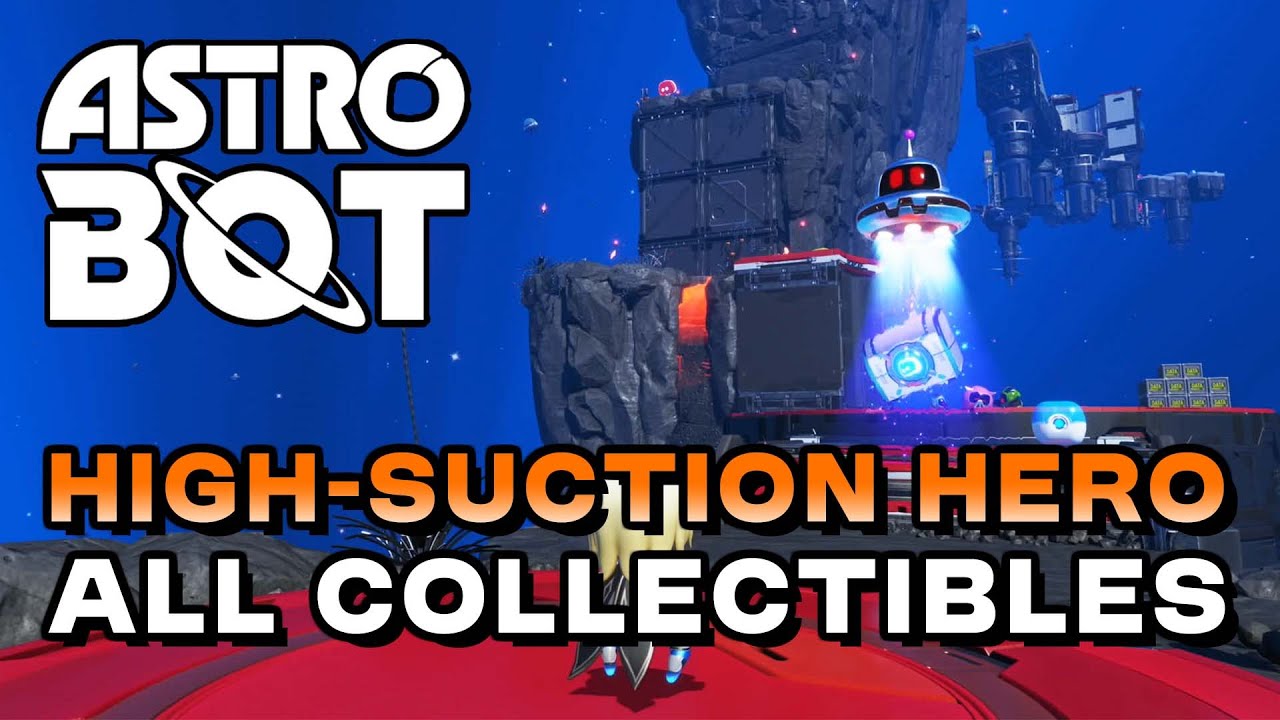 Astro Bot - High-Suction Hero (Secret Level) All Collectible Locations ...