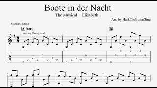Boote In Der Nacht 夜舟 | Fingerstyle (The Musical『Elisabeth』 音樂劇『伊莉莎白』) - Sylvester Levay & Michael Kunze