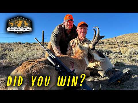Pro Membership Sweepstakes Drawing for Premium Antelope Hunt and Additional Prizes!