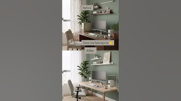 Ugly Desk बना दिया Minimalist WFH Setup! 💻🚀 #shorts