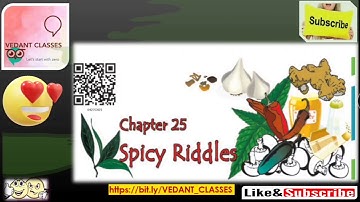 Spicy Riddles - हिंदी में | Class4 EVS Chapter - 25 | CBSE Class 4 EVS NCERT