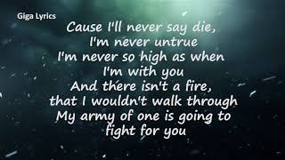 Download Lagu Army Of One - Coldplay - Lyric MP3