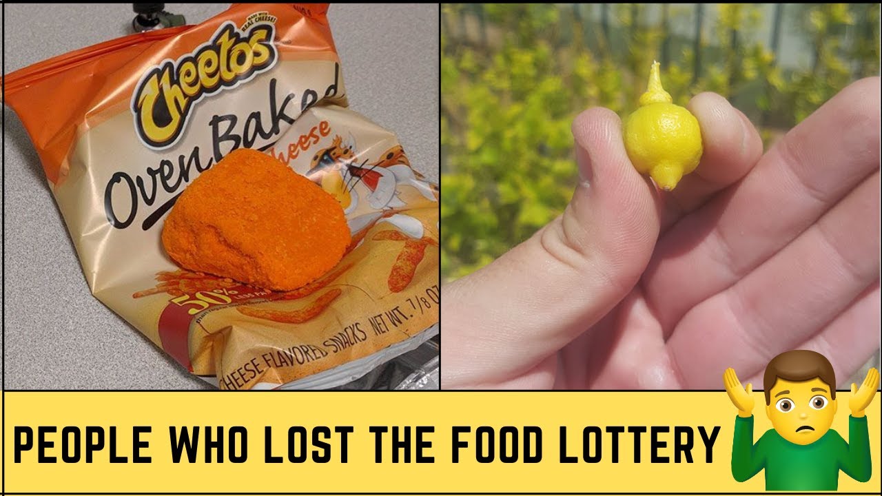 What losing the food lottery looks like.. Times People Lost The Food Lottery