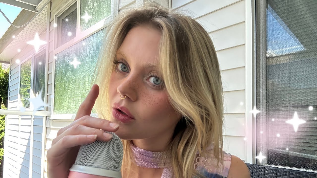 Asmr Guess the silent trigger word  (outside edition) ✨