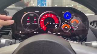 Digital Instrument Cluster Dash Panel Speedometer Dashboard Upgrade Nissan 350Z Fairlady Z Z33 02-09