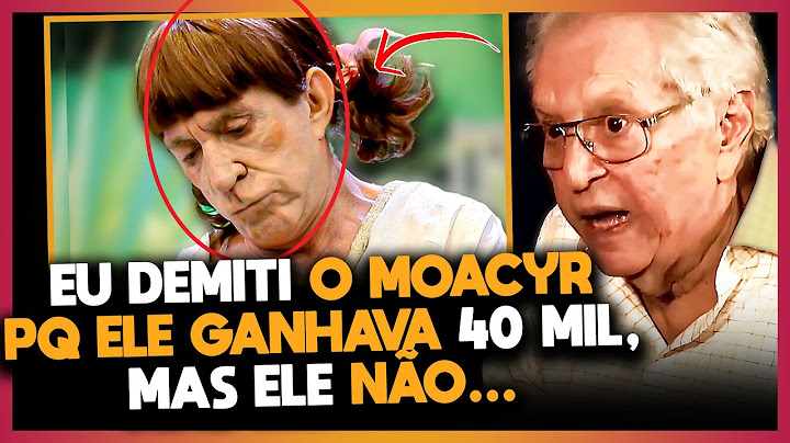 CARLOS ALBERTO EXPÕE A VERDADEIRA CAUSA DA DEMISSÃO DO MOACYR FRANCO