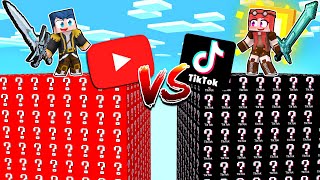 LUCKY BLOCK DI YOUTUBE VS LUCKY BLOCK DI TIKTOK! - MINECRAFT