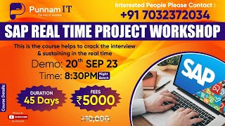 SAP Real Time Project Workshop