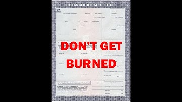 MAKE SURE YOU GET A PROPERLY SIGNED TITLE!  BUYING FROM MARKETPLACE? MAKE SURE THE TITLE IS GOOD!