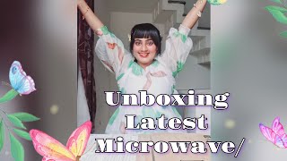 NEW Samsung Microwave/Oven - 2024 Must Have Kitchen Gadget! 🛍 review 😊 || Unboxing Samsung haul 🍔🎂🥧🥙