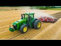 Búza tarlóhántás 🌾 John Deere 8320R + KÜHNE KNT-770 nehéztárcsa + KNU &quot;U&quot; profilos hengersor