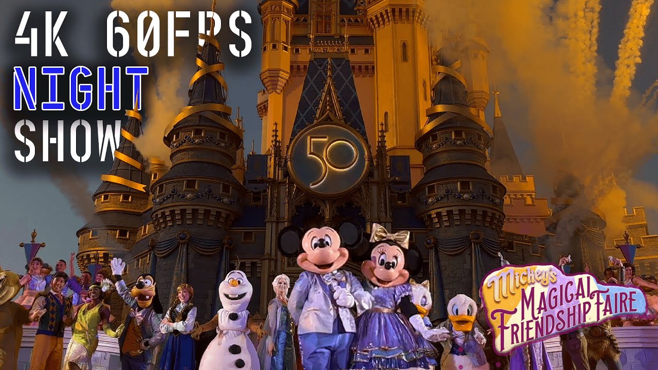 2022 Debut: Mickey's Magical Friendship Faire (Evening Show) | 4K 60fps