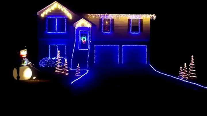 Frosty the Snowman - Gene Autry Christmas Light Show