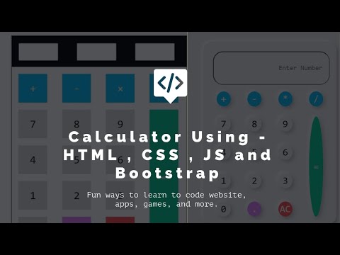 Calculator Using - HTML , CSS , Bootstrap and JavaScript
