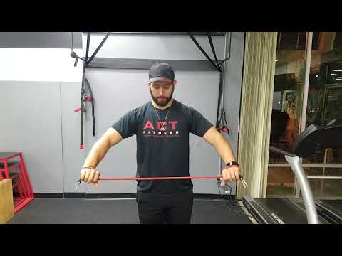 How To Resistance Band Shoulder Dislocate