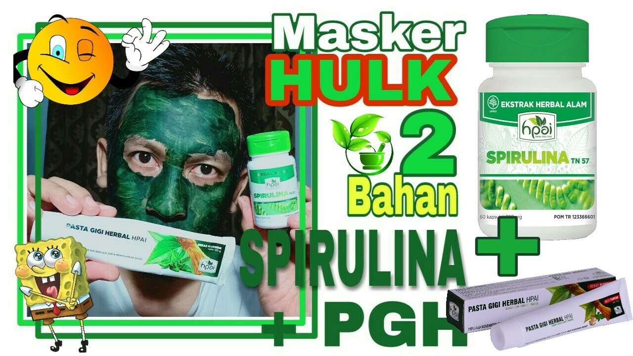  Cara  Pakai  Masker Spirulina Pasta Gigi  Herbal HPAI YouTube