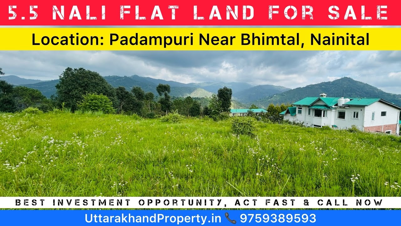 5.5 Nali Hill Top Property for Sale in Padampuri Near Bhimtal, Nainital - Nainital Property for Sale