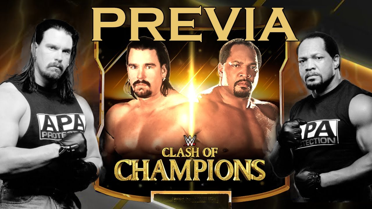 Previa Clash of Champions APA (Bradshaw vs Faarooq) WWE Supercard