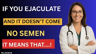 If you are older and do not ejaculate, you should do this immediately...!