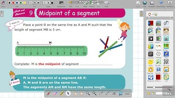 Gr3- chapter 9- Midpoint of a Segment